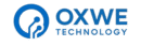 OXWE Technology official logo – modern circular blue emblem with circuit board design, representing IT services, UI/UX solutions, and innovation.